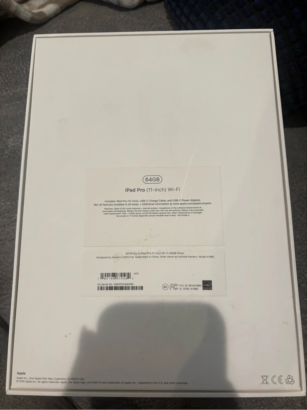 Apple iPad - Silver Back Panel